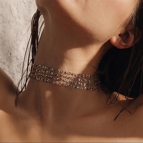 Jewelry - • Bella • Mesh Sequin Choker